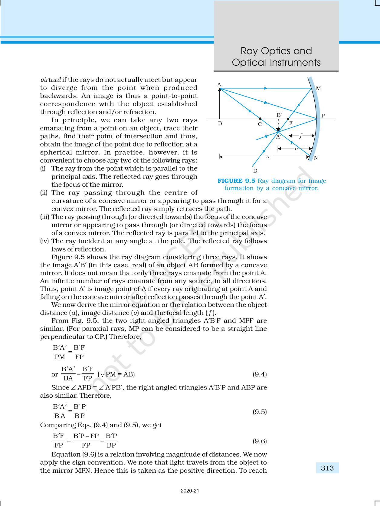 Ray Optics And Optical Instruments - NCERT Book Of Class 12 Physics Part II